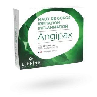 Angipax Lehning angines non bactériennes 40 comprimés orodispersibles