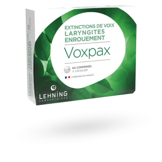 Voxpax Lehning enrouement 60 comprimés