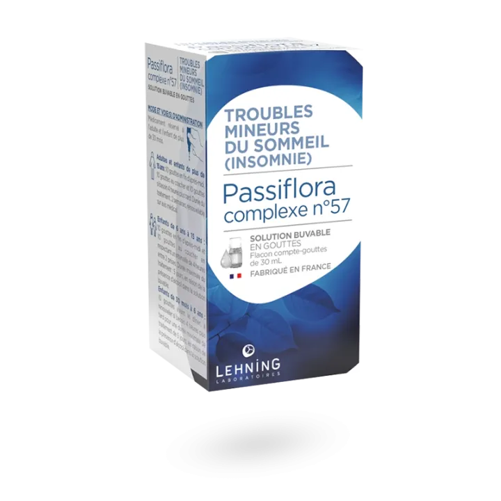 Passiflora Complexe N°57 Lehning - Troubles du sommeil & insomnie 30 ml | Pharmacie en ligne