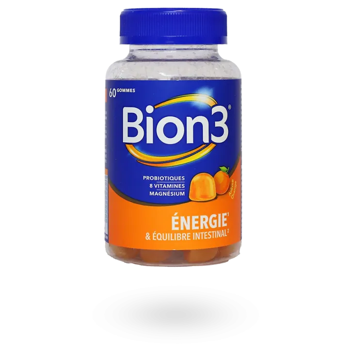 Bion 3 Énergie gummies 60 gommes orange