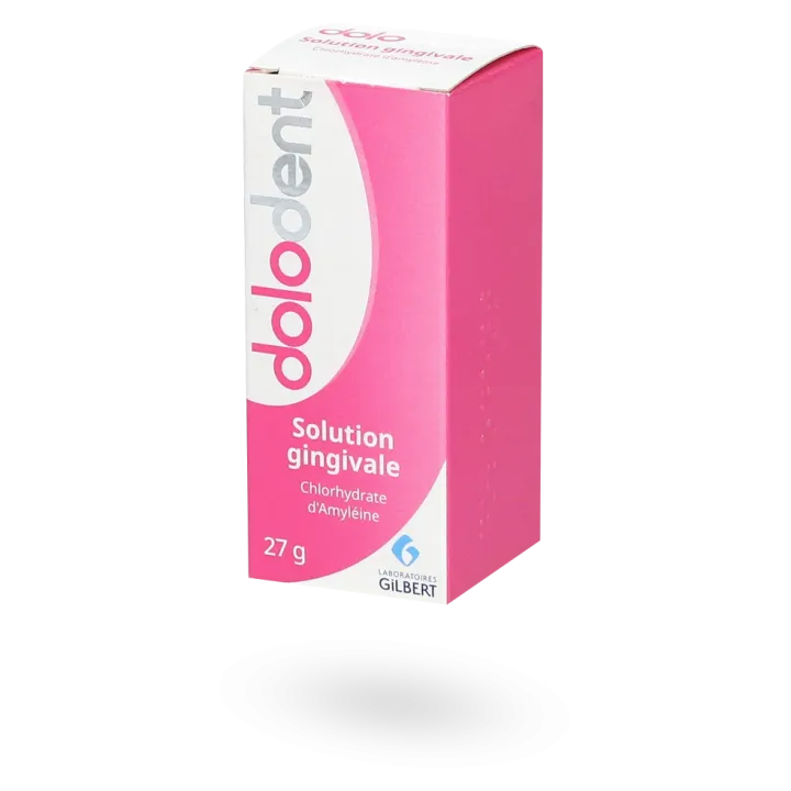 Dolodent bébé douleurs dentaires solution gingivale - Flacon de 27 g
