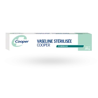 Vaseline stérilisée Cooper pommade tube de 20 g