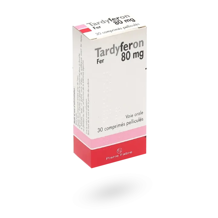 Tardyferon 80 mg boite de 30 comprimés enrobés
