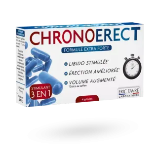 Chronoerect formule extra forte Eric Favre 4 gélules