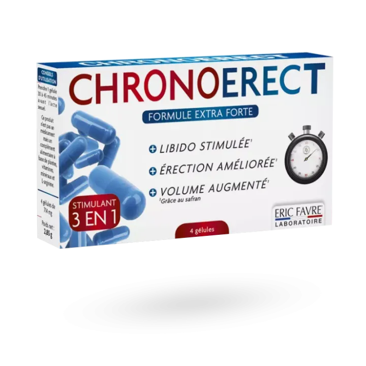 Chronoerect formule extra forte Eric Favre 4 gélules