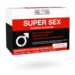 Super Sex érection améliorée Eric Favre 60 gélules