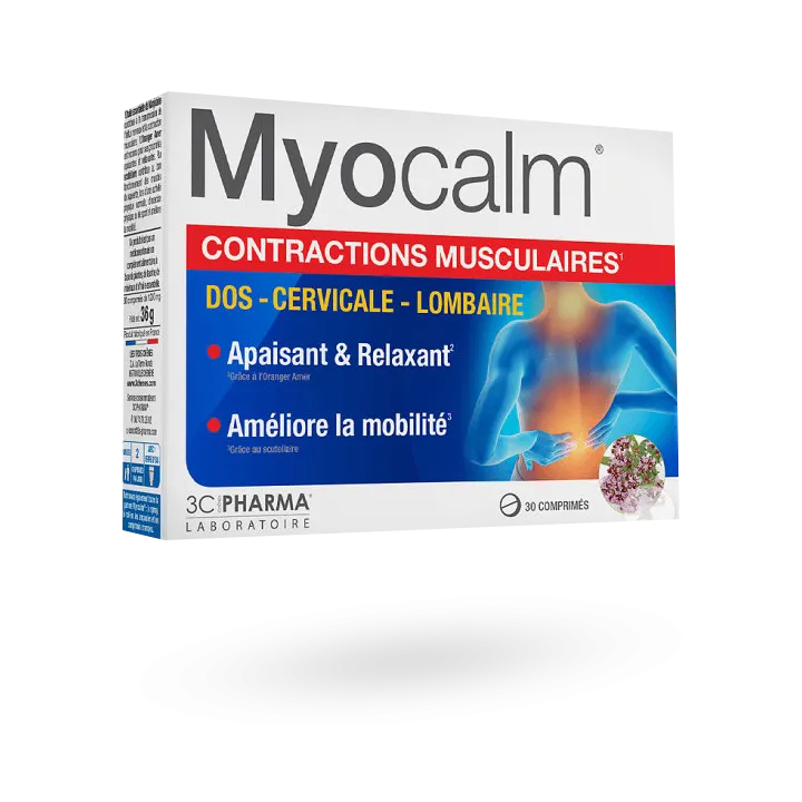 Myocalm contractions musculaires 30 comprimés