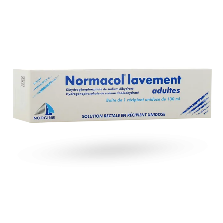 Normacol lavement adulte poire avec canule rectale de 130 ml