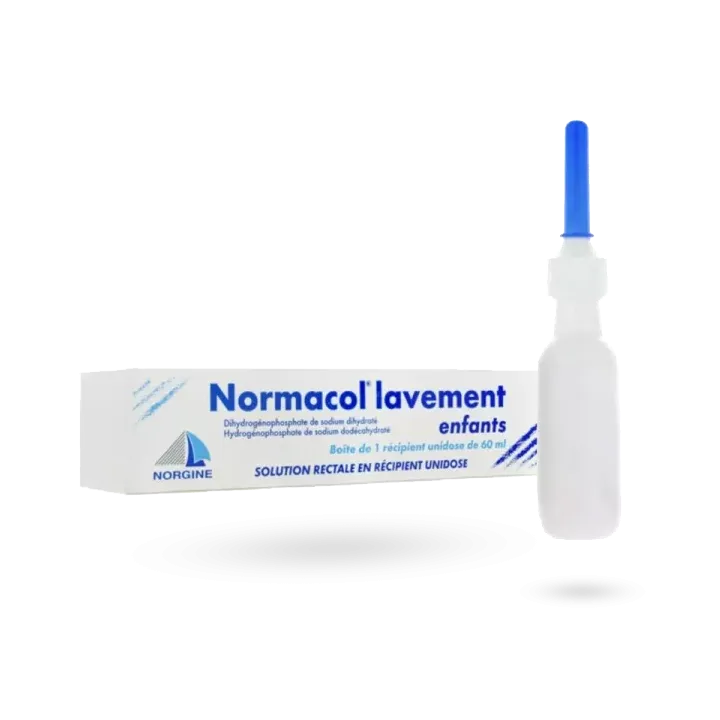 Normacol lavement enfant solution rectale 60 ml