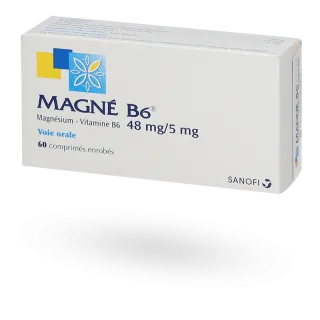 Magné B6 48 mg/5 mg 60 comprimés