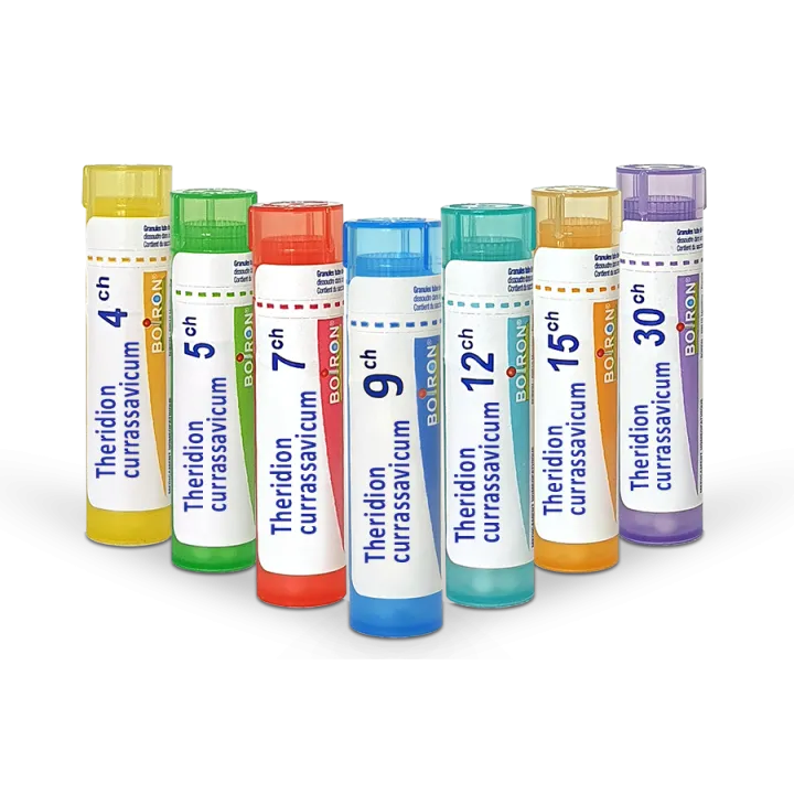 Theridion currassavicum Boiron tubes granules et doses 4 CH 5 CH 7 CH 9 CH 12 CH 15 CH 30 CH