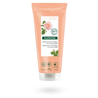 Crème de douche nutritive Klorane Lait de Rose 200 ml