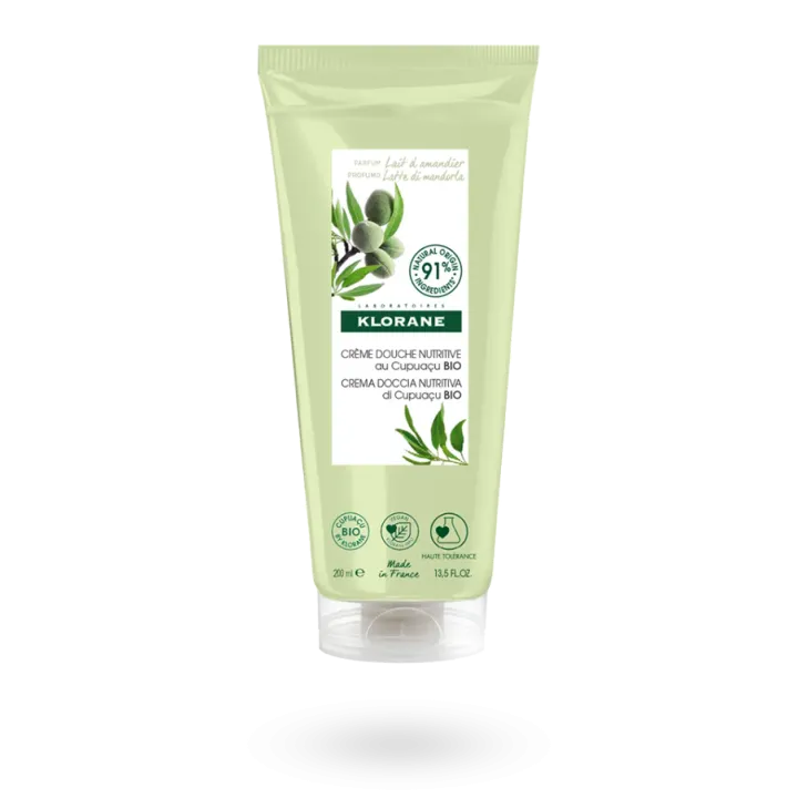 Crème de douche nutritive Klorane Lait d'Amandier 200 ml