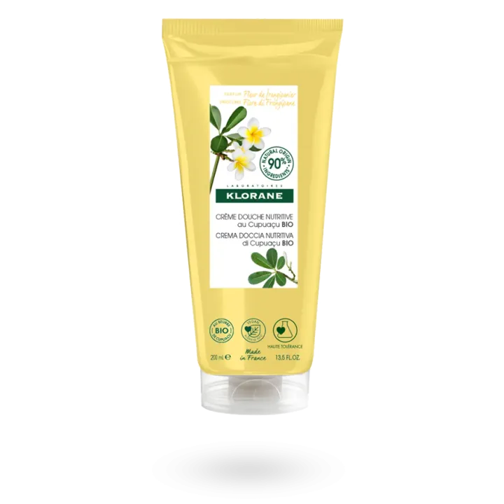 Crème de douche nutritive Klorane Fleur de Frangipanier 200 ml