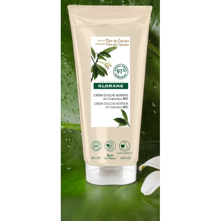 Crème de douche nutritive Klorane Fleur de Cupuaçu 200 ml