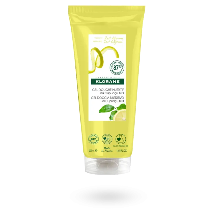 Gel douche nutritif Klorane Zeste d'Agrumes 200 ml