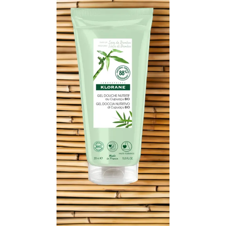 Gel douche nutritif Klorane Sève de Bambou 200 ml