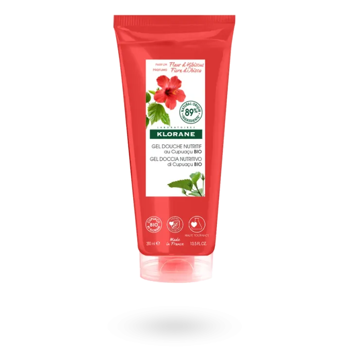 Gel douche nutritif Klorane Fleur d'Hibiscus 200 ml