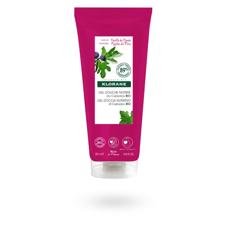 Gel douche nutritif Klorane Feuille de Figuier 200 ml