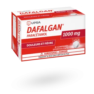 Dafalgan Upsa 1000 mg boite 8 comprimés effervescents