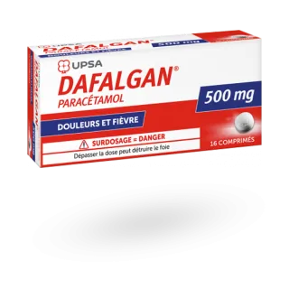 Dafalgan 500 mg UPSA boite 16 comprimés