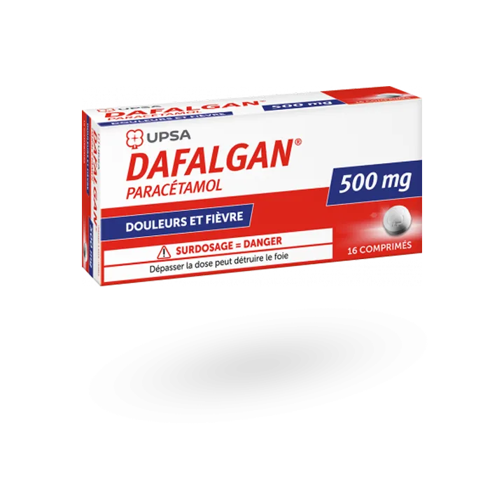 Dafalgan 500 mg UPSA boite 16 comprimés