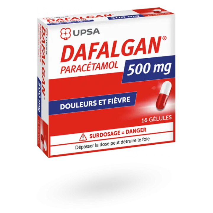 Dafalgan 500 mg Upsa boite 16 gélules