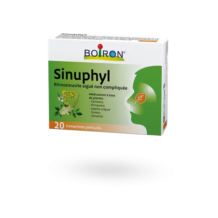 Sinuphyl Boiron rhinosinusite aiguë 20 comprimés