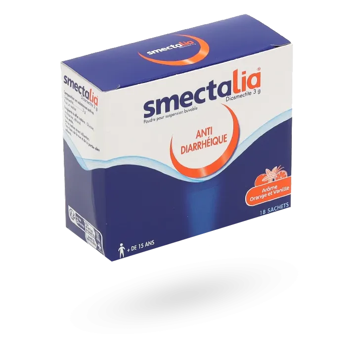 Smectalia orange vanille 3 g diarrhée aiguë 18 sachets