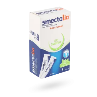 Smectalia 3 g prêt à l'emploi 12 sticks citron menthe