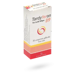 Tardyferon B9 carences en fer 30 comprimés