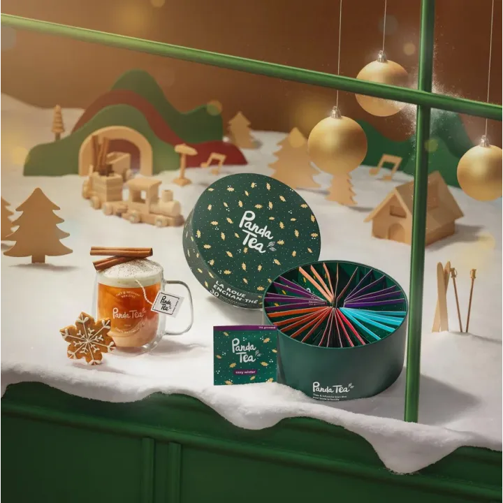 Coffret Panda TEA La roue enchan-Thé 30 sachets thés et infusions