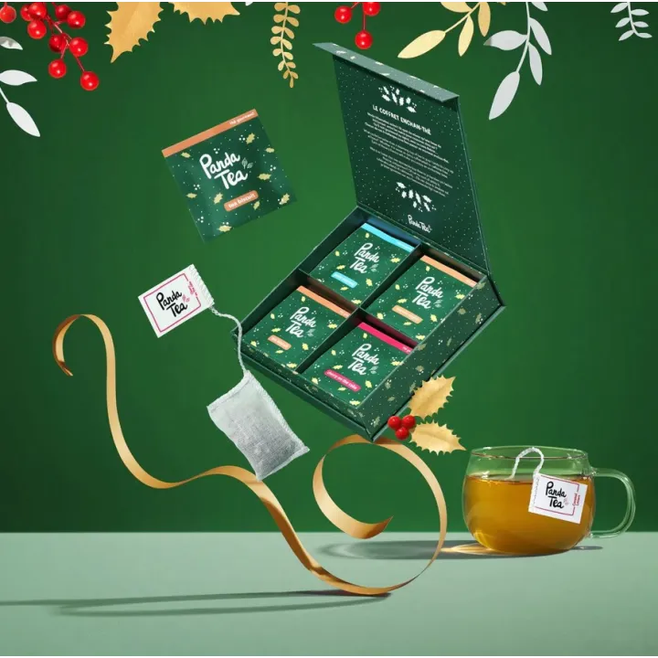 Coffret Panda TEA Le coffret enchan-Thé 20 sachets thés et infusions