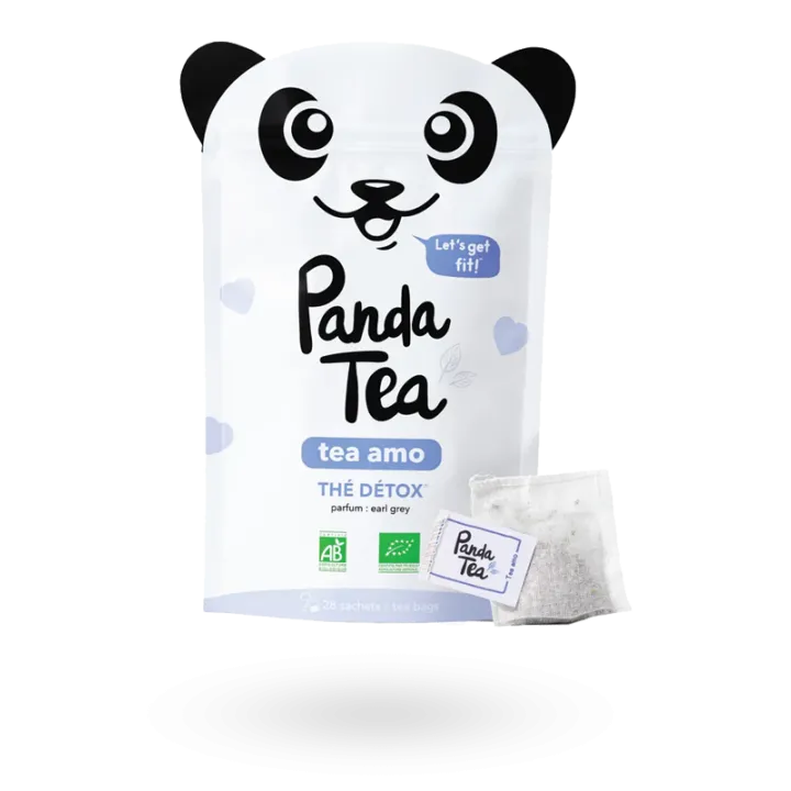Panda TEA Tea Amo thé détox BIO 28 sachets goût earl grey