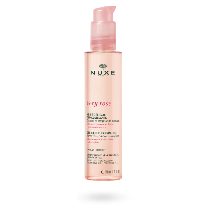 Huile délicate démaquillante Very Rose Nuxe 150 ml
