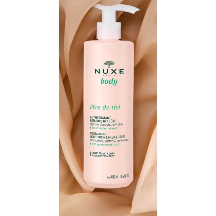 Lait hydratant ressourçant Rêve de Thé Nuxe body 400 ml