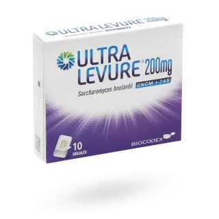 Ultra Levure 200 mg antidiarrhéique 10 gélules