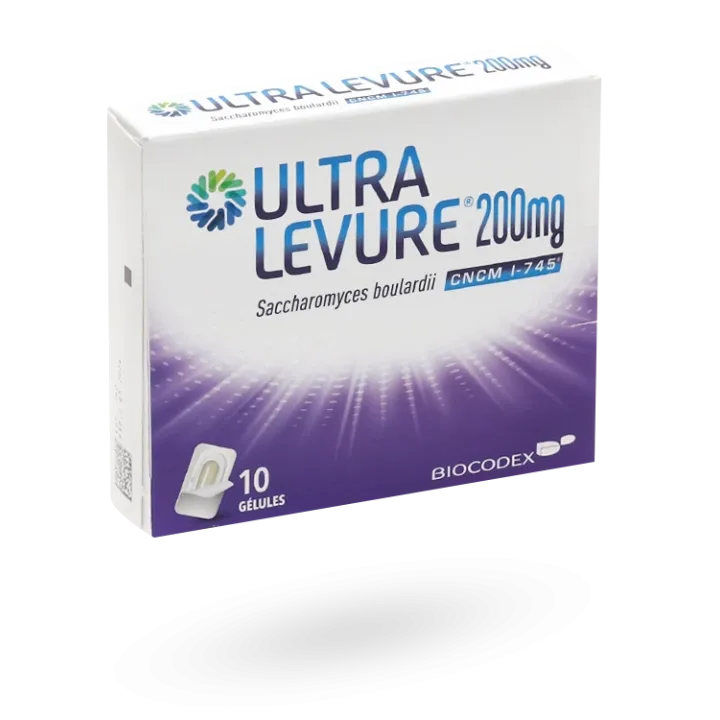 Ultra Levure 200 mg antidiarrhéique 10 gélules