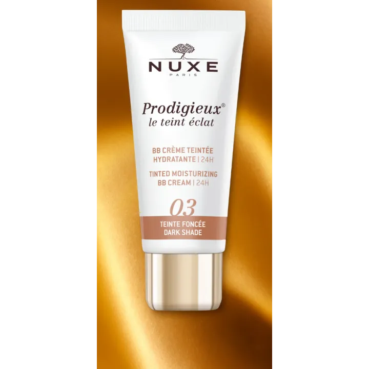 BB crème teintée hydratante Prodigieux Nuxe teinte foncée 30 ml