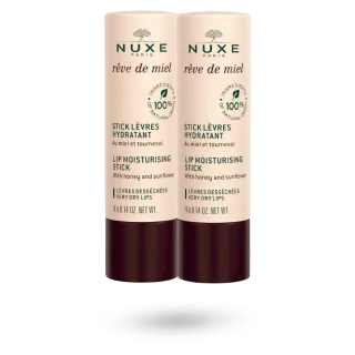 Stick lèvres hydratant Nuxe Rêve de miel lot de 2x4 g