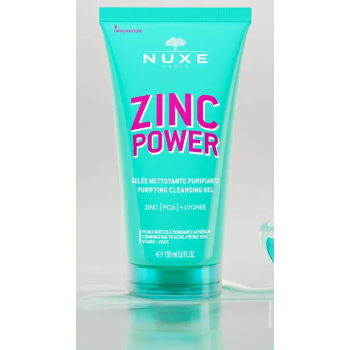 Gelée nettoyante purifiante Zinc Power Nuxe 150 ml