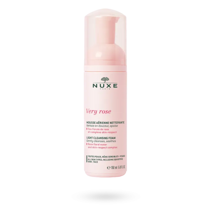 Mousse aérienne nettoyante Very Rose Nuxe 150 ml