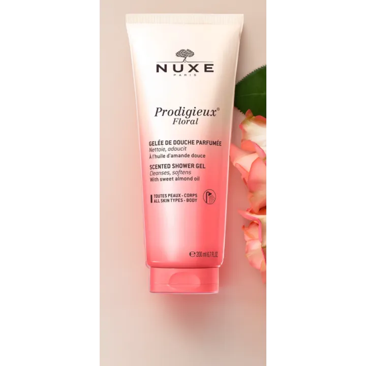 Gelée de douche parfumée Prodigieux Floral Nuxe 200 ml