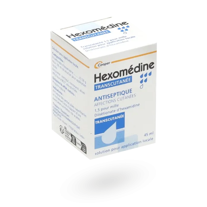 Hexomédine, est une solution pour application locale de 45 ml