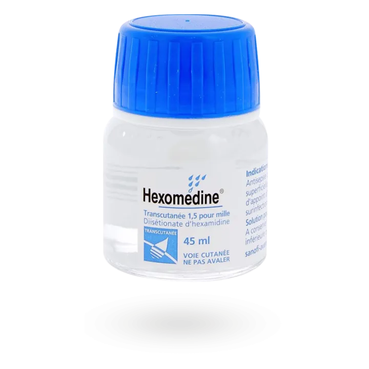 Hexomédine, est une solution pour application locale de 45 ml