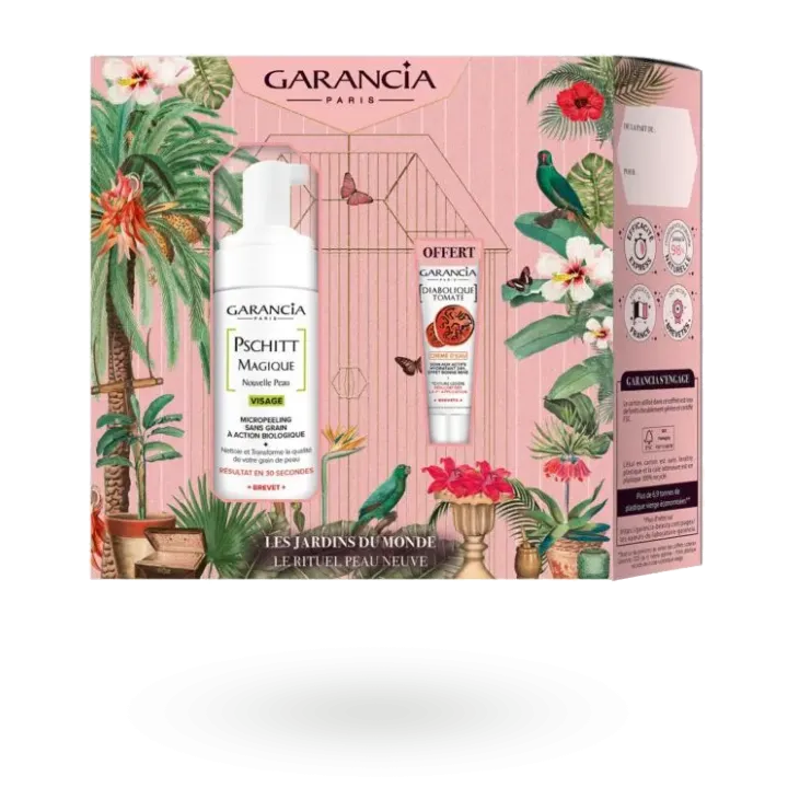 Coffret Les Jardins du Monde "Le Rituel Effet Peau Neuve" Garancia