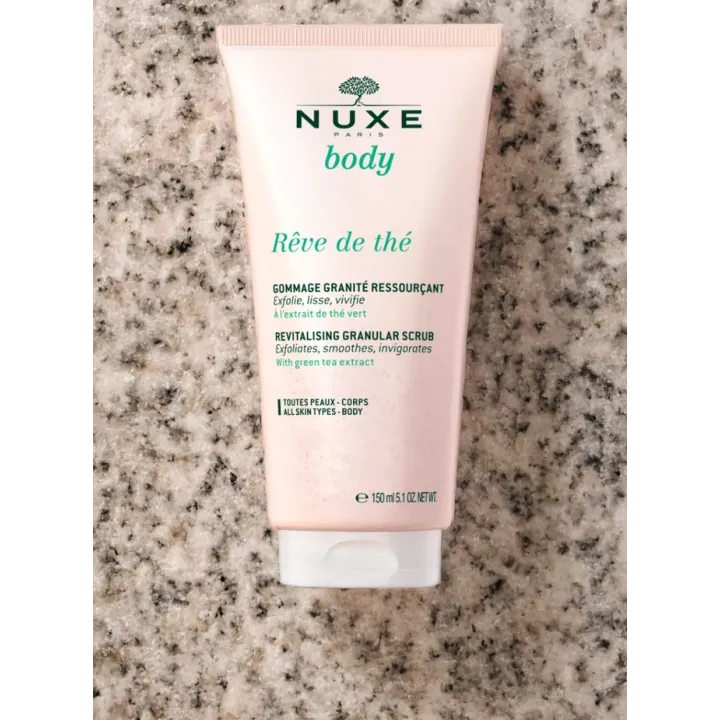 Gommage granité ressourçant Rêve de Thé Nuxe Body 150 ml