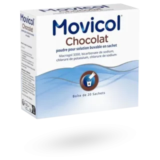 Movicol chocolat constipation boite de 20 sachets