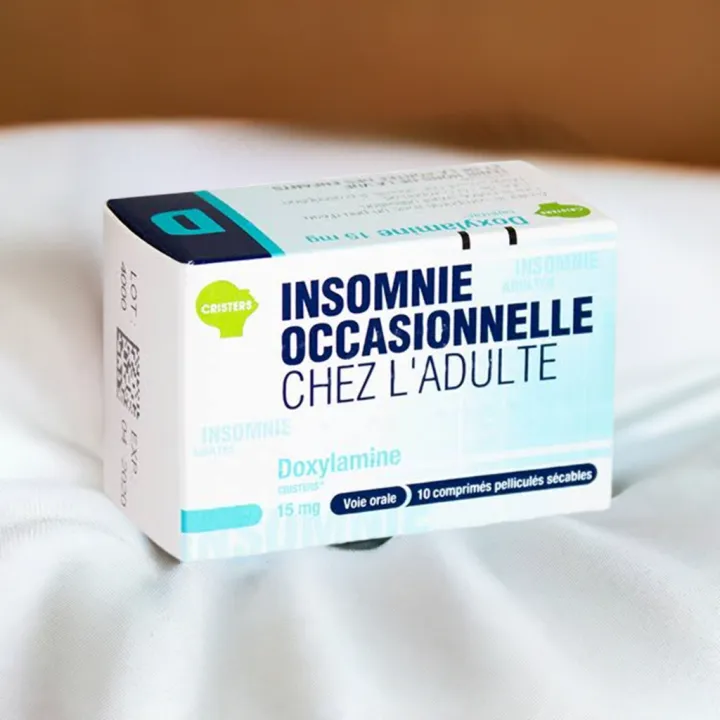 Doxylamine Cristers 15 mg insomnie occasionnelle 10 comprimés
