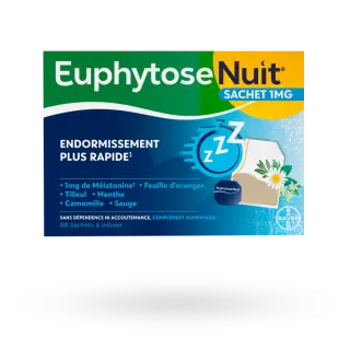 Euphytose Nuit sachet 1 mg 20 infusions